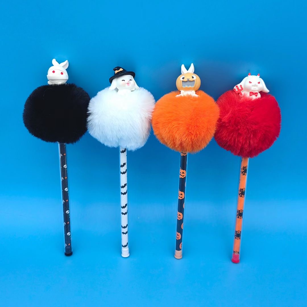 EASTER RABBIT POMPOM PEN